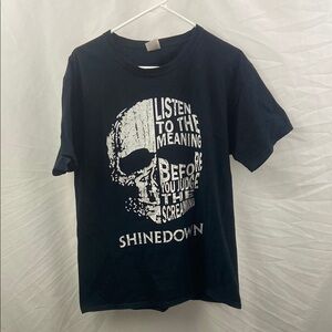 Shinedown Rock Band Rock N Roll Black Size Large T-shirt